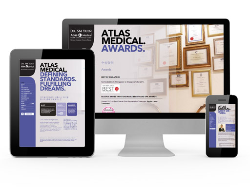 Atlas Medical Clinic - 视觉设计 交互设计